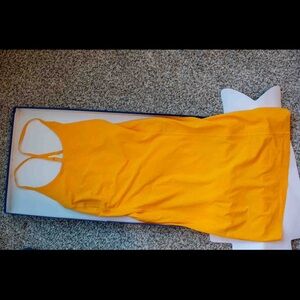 Athlete Bright Tangerine Orange Tennis Dress